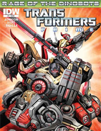 The Transformers Prime: Rage of the Dinobots Comic