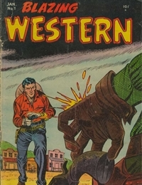 Blazing Western (1954) Comic